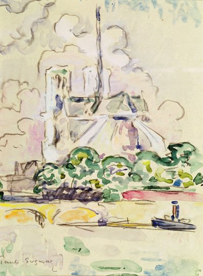 Notre-Dame, 1925 by Paul Signac